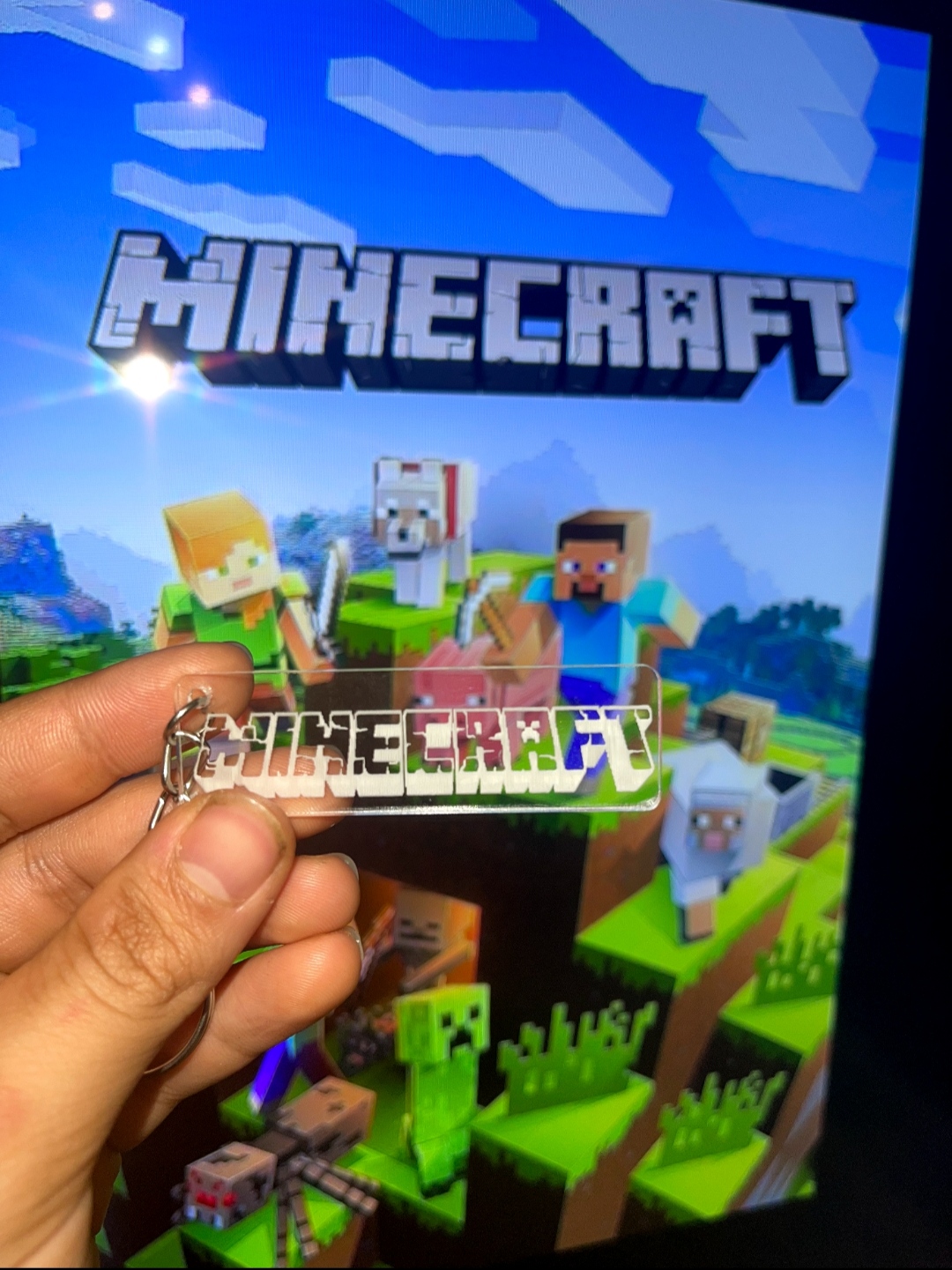 دسته کلید لوگو ماینکرفت